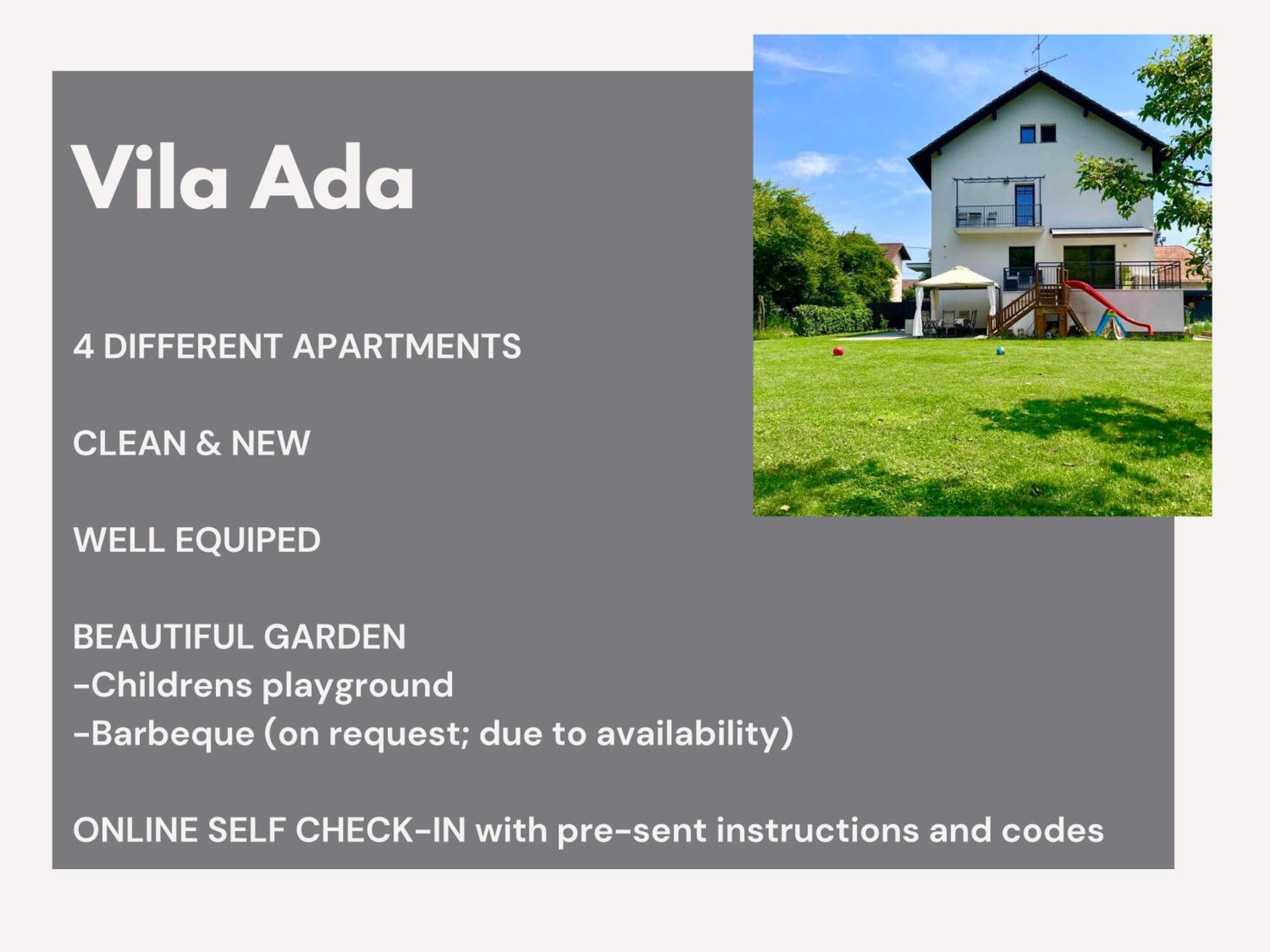 Vila Ada - 4 Cosy Apartments Ljubljana Dış mekan fotoğraf